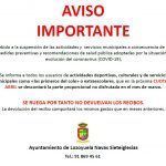 Aviso importe de los recibos de abril _actividades_Ayunt_Lozoyuela Navas Sieteiglesias