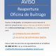 AVISO ASISTENCIA SOCIAL BUITRAGO