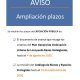 Aviso ampliacion plazo administrativo