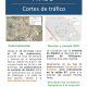 aviso peatonalizacion y parada de bus