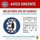 USO OBLIGATORIOD E CADENAS