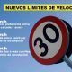 nuevas limitaciones de velocidad