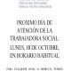 CARTEL NO ATENCIÓN Manocmunidad semana 11 al 15 de octubre