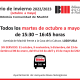 Cartel Horarios Bibliobus