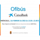 Cartel de CaixaBank 1 de febrero de 13.30h. a 15h.