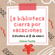 Post Instagram Cerrado por Vacaciones Scraapbook