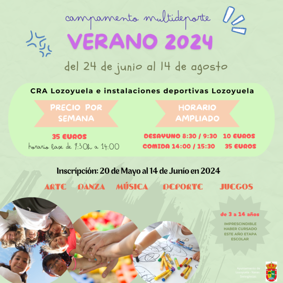 Inscripciones abiertas para el Campamento de Verano 2024 ☀️ ultimo