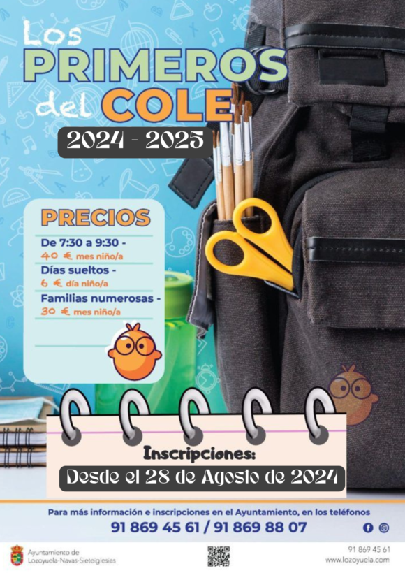 LOS «PRIMEROS DEL COLE» CURSO 2024-2025 PRIMEROS COLE 24 FOTO