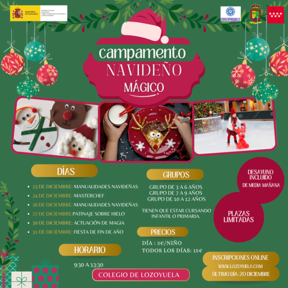 Apúntate al Campamento Navideño Mágico POST IG 2-2