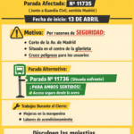 Suspensión de parada
