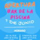 apertura bar piscina