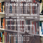Horario verano biblioteca
